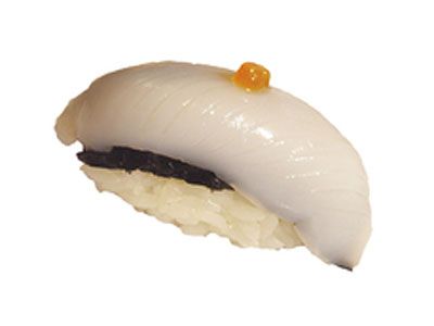 Нигири-суши с кальмаром (Ика)