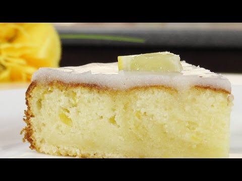 Лимонный пирог с глазурью видео рецепт